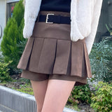 ベルト付きスカパン