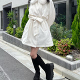 ティペット付きハーフコート