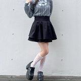 【abcボトムス10％割♡】ダブルフレアスカート