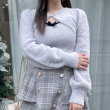 ボレロレイヤードニット