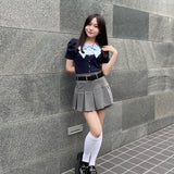 リボンレイヤードトップス