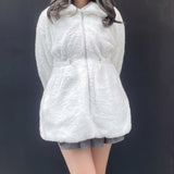 ウエスト絞りファージャケット