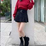 シャーリング袖カシュクールニット