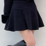 【セットアップ対応アイテム】ペプラムスカート