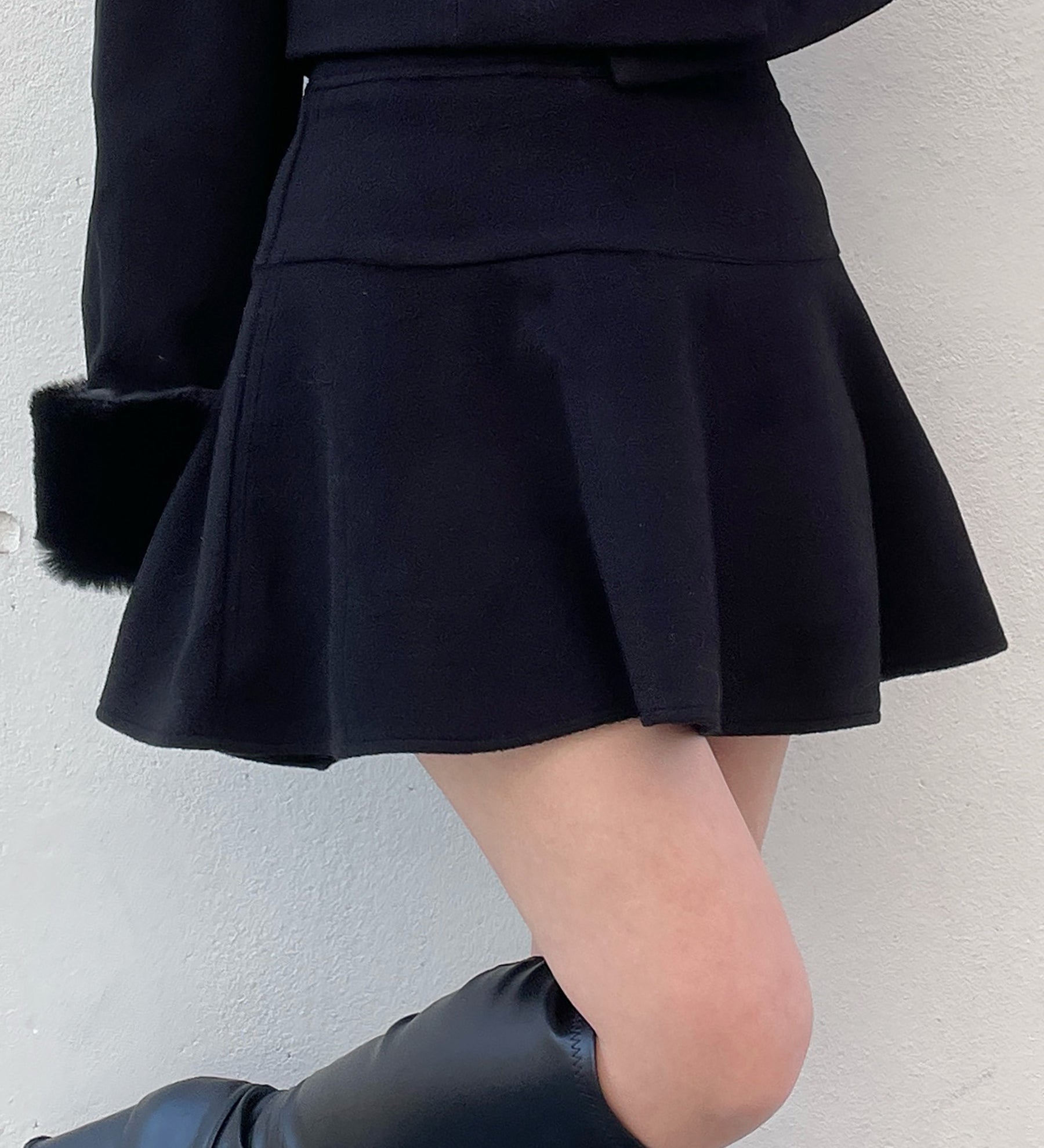 【セットアップ対応アイテム】ペプラムスカート