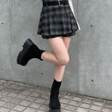 ベルト付きスカパン