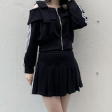 リボンオフショルセットアップ