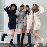 【セットアップ対応アイテム】 キルティングニットスカート