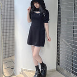 フロントアキパーカーワンピース