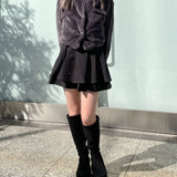 ダブルフレアスカート