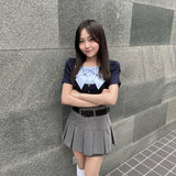 【予約商品　4月上旬発送予定】リボンレイヤードトップス