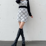 ジャガードバックリボンワンピース