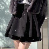 ダブルフレアスカート