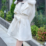 ティペット付きハーフコート