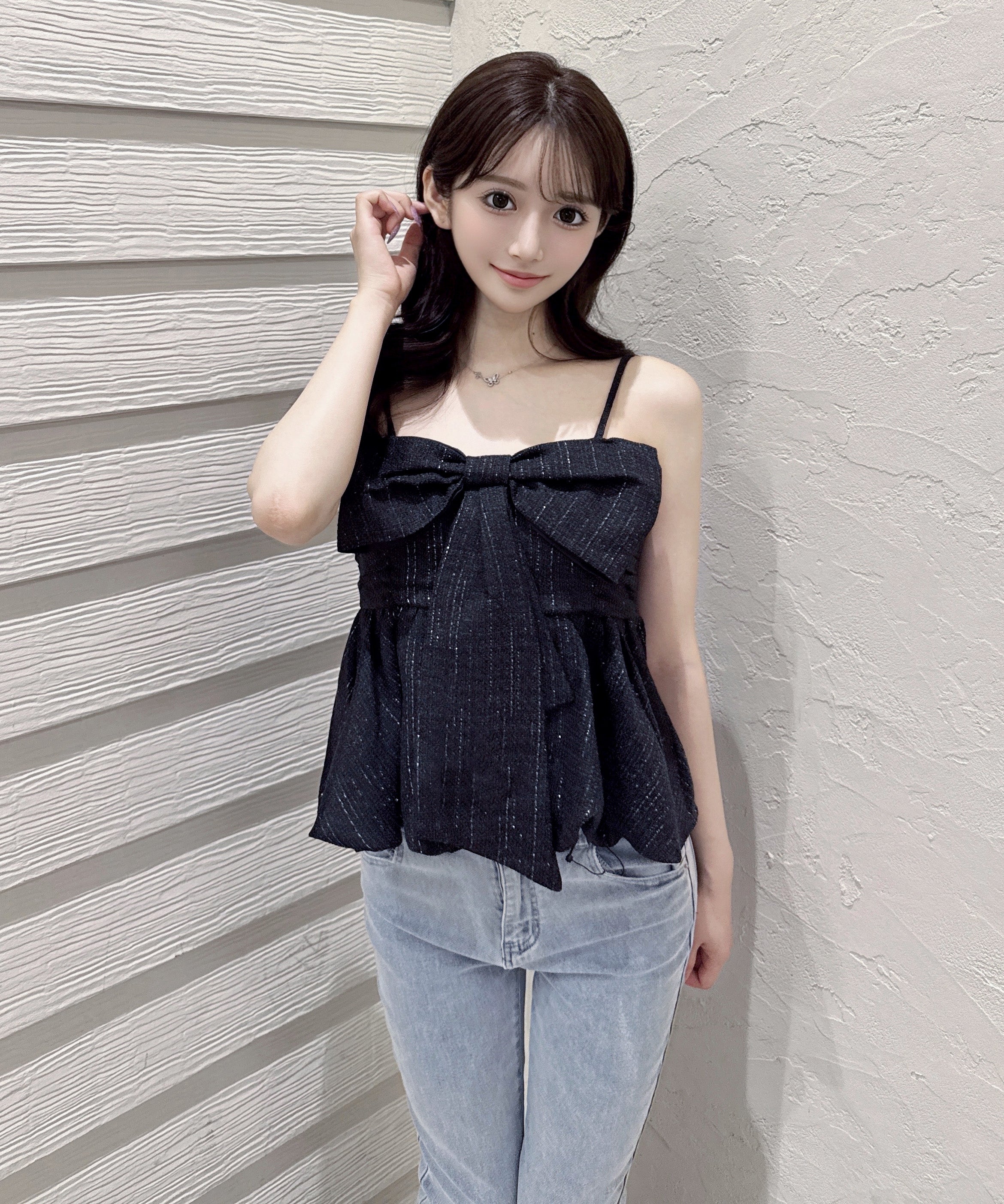 【7月24日(金)発売スタート】２WAYバルーンリボントップス