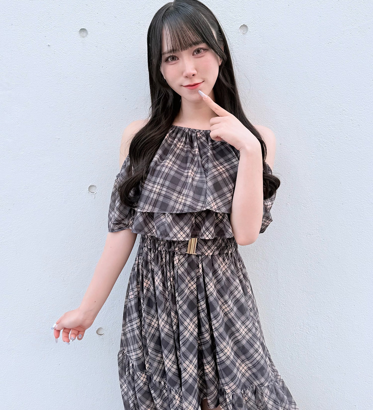 【予約商品7月中旬お届け】アメスリフリルレイヤードロングワンピース