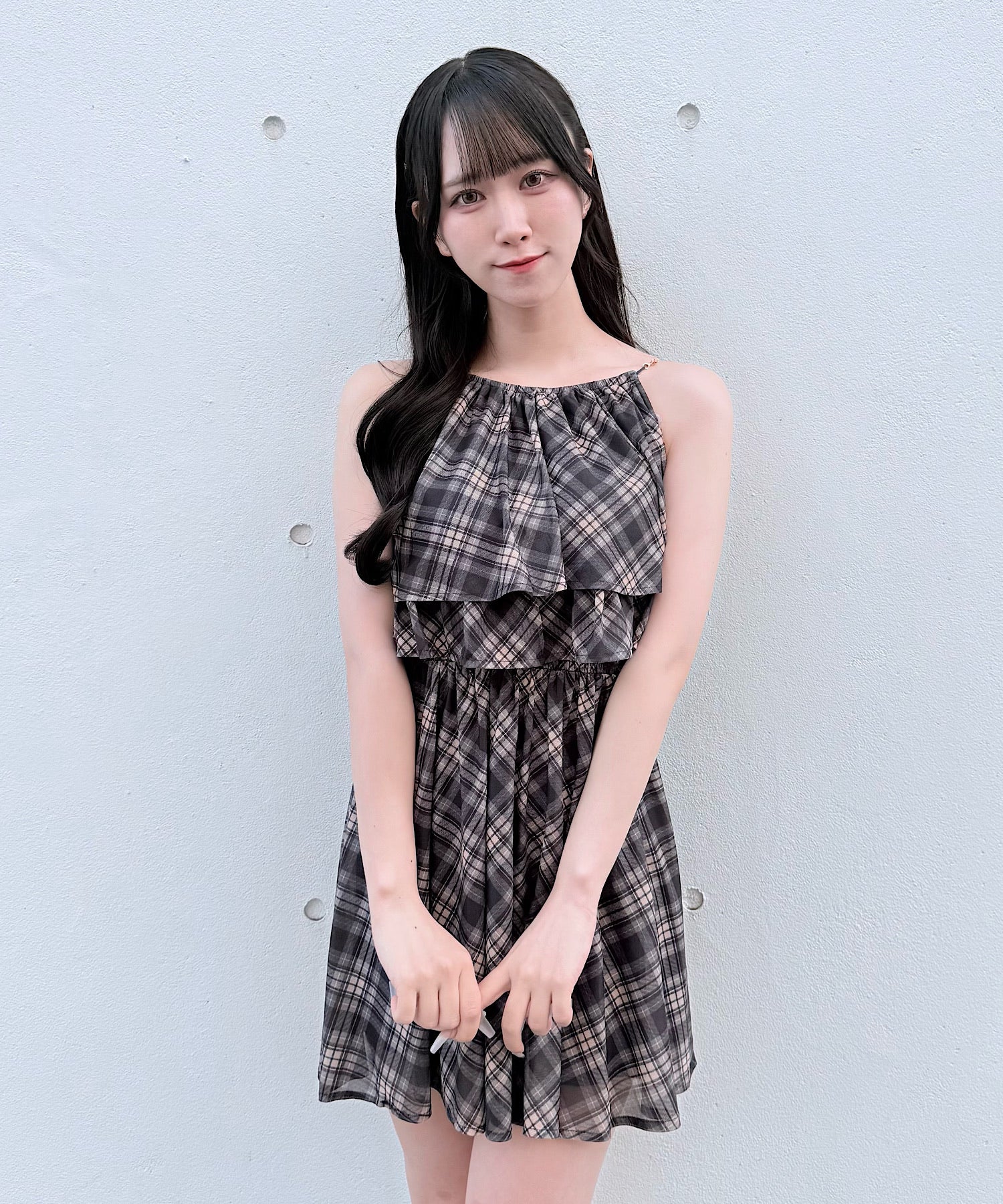 予約商品7月中旬お届け】アメスリフリルレイヤードロングワンピース