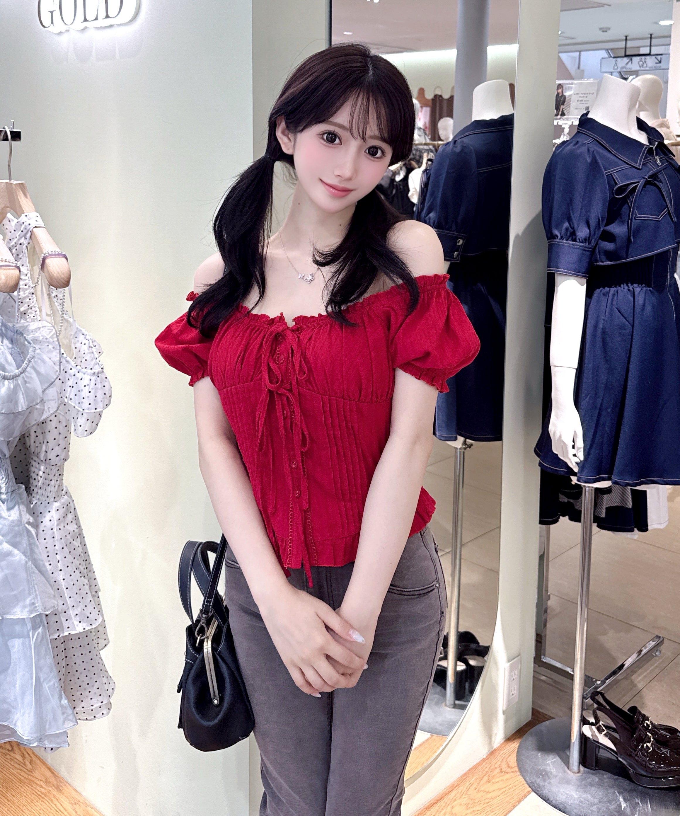 【6/19(金)発売スタート】2wayパフスリーブブラウス