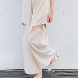 【予約商品5月中旬お届け】サイドリボンスウェットパンツ