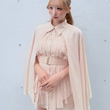 ケーププリーツシャツ