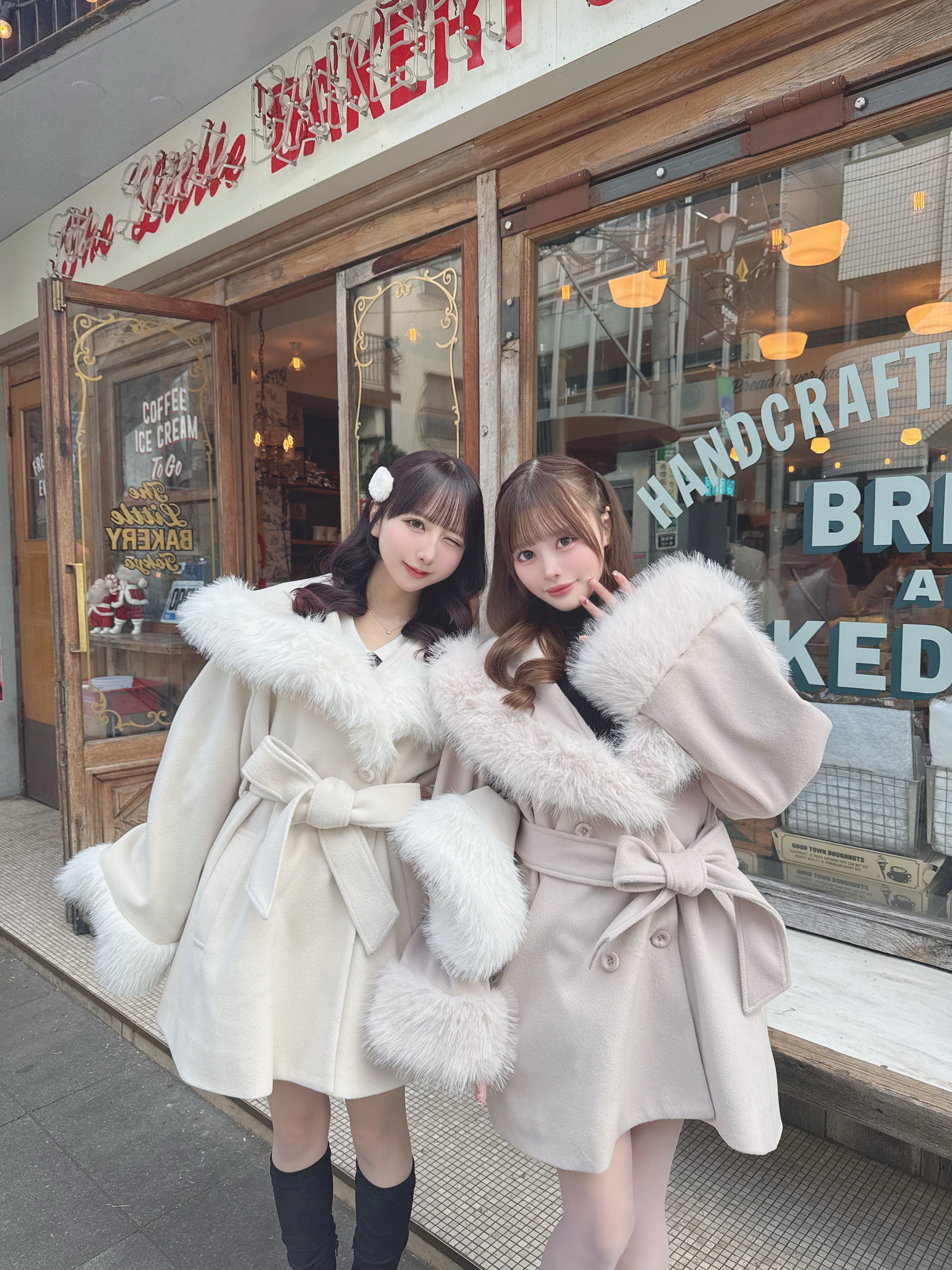 ファー付きケープガウンコート – PARK by one way（パークバイワンウェイ）