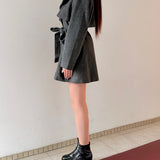 ビットスタンドカラーミドルコート