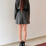 ビットスタンドカラーミドルコート