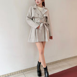 ビットスタンドカラーミドルコート