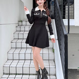 【予約商品 12月中旬発送】チェーンカラーZIPニットワンピース