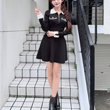 【予約商品 12月中旬発送】チェーンカラーZIPニットワンピース