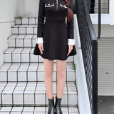 【予約商品 12月中旬発送】チェーンカラーZIPニットワンピース