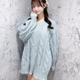 【10月30日(金)発売スタート】バックリボンニットワンピース