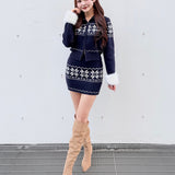 【予約販売12月中旬お届け】ノルディックニットセットアップ