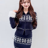 【予約販売12月中旬お届け】ノルディックニットセットアップ