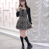 【 9月25日(金)発売スタート 】ファー付きレイヤード風ワンピース