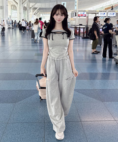 サイドレーススウェットパンツ
