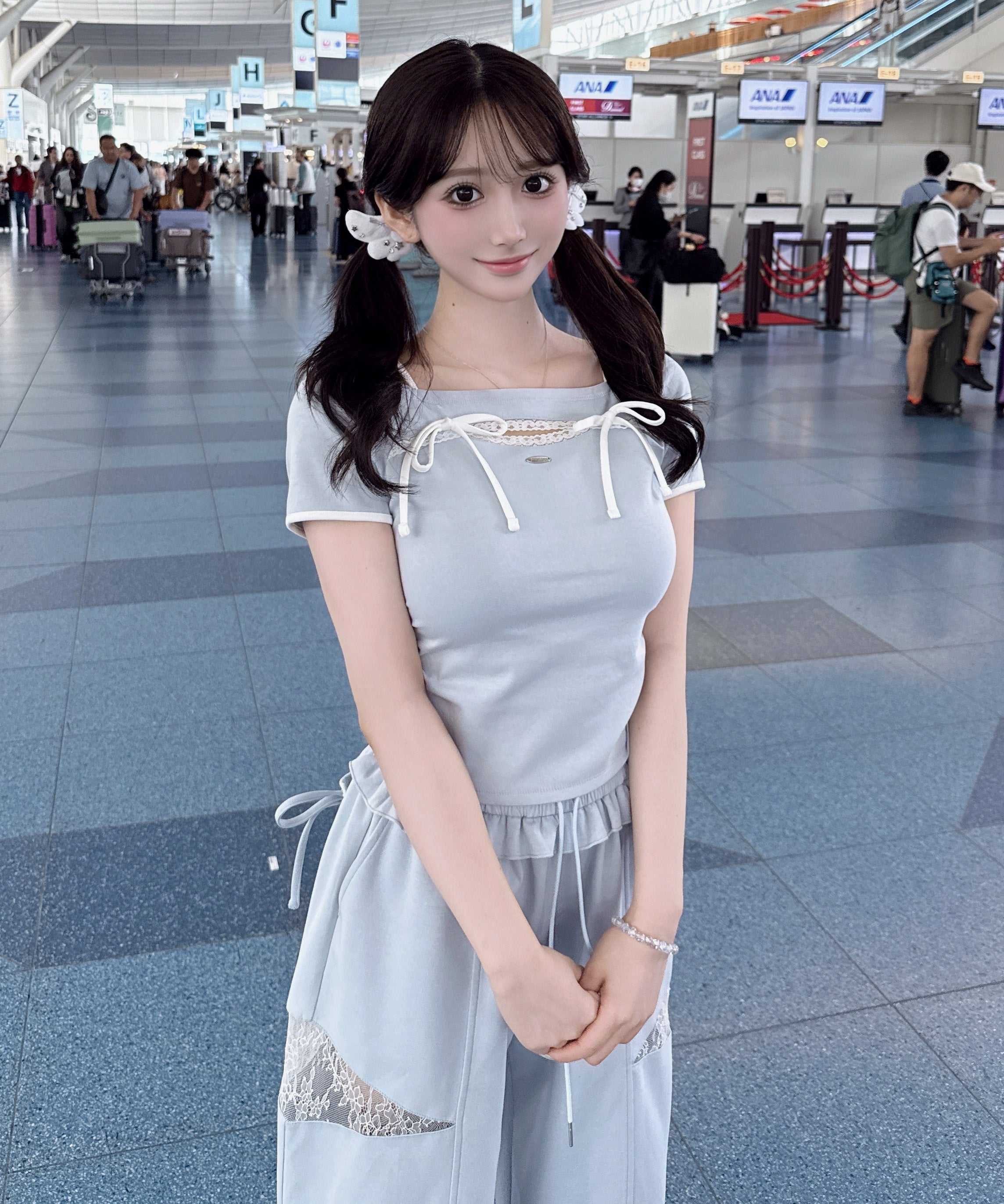 【6/26(金)発売スタート】オフショルリボンカットソー