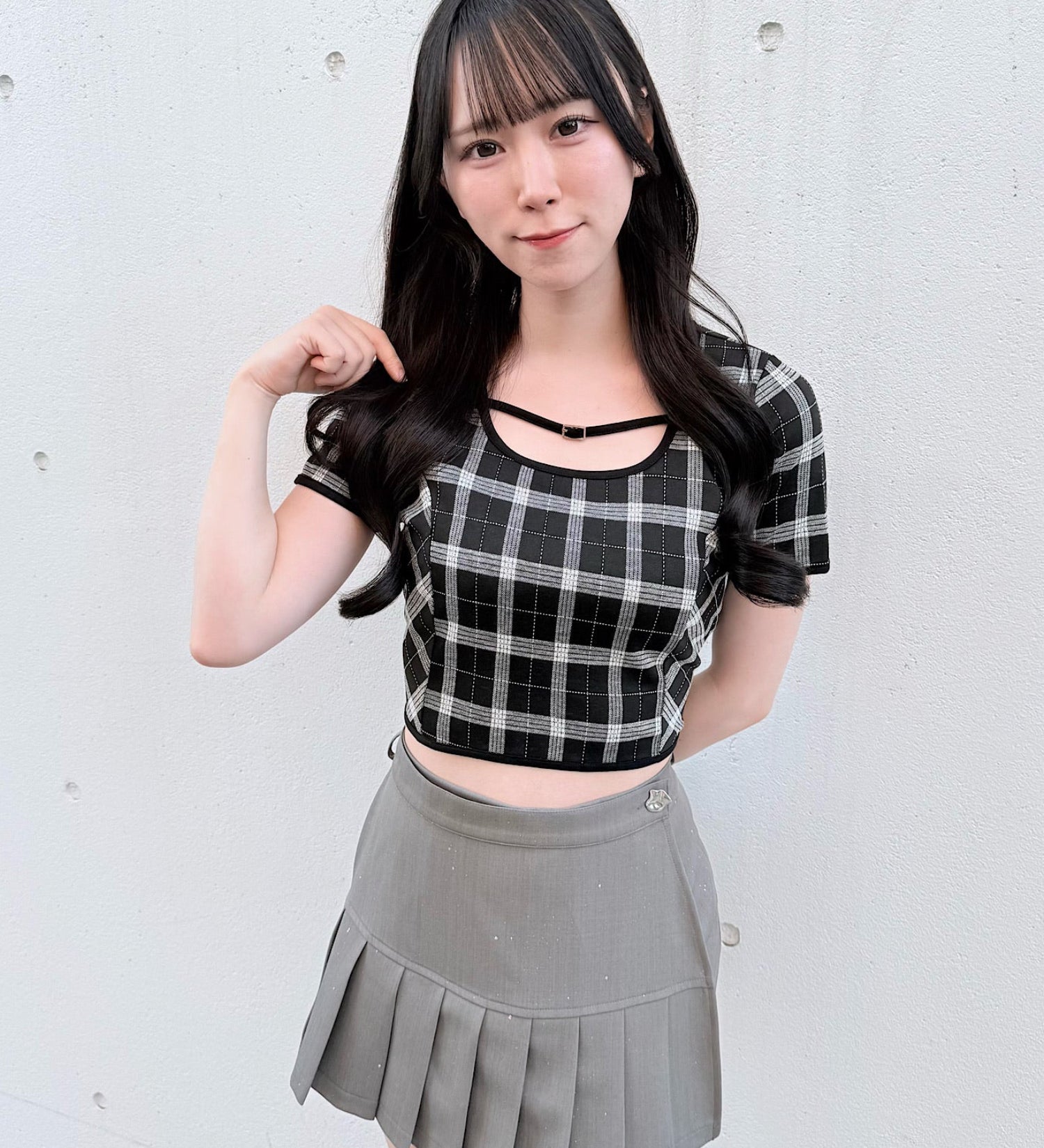 ストーンドットBACKリボントップス