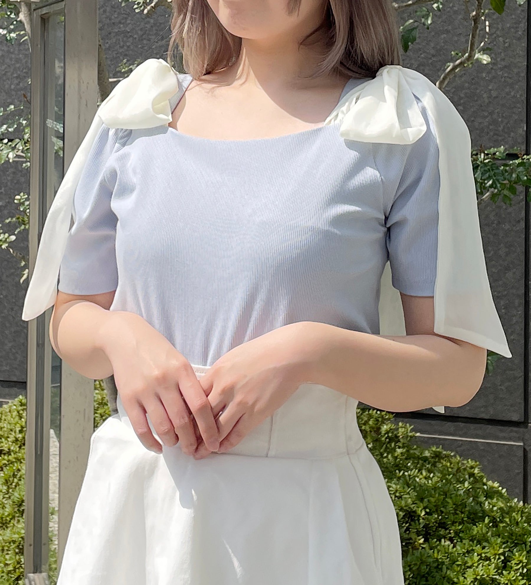 肩リボンテレコ