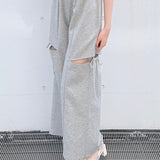 【予約商品5月中旬お届け】サイドリボンスウェットパンツ