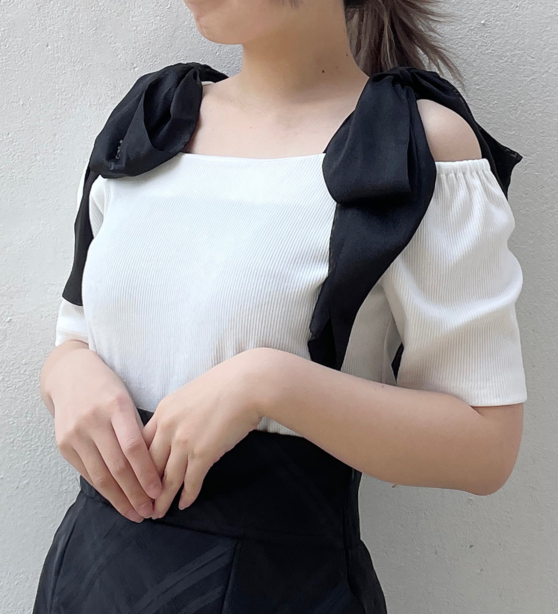 肩リボンテレコ