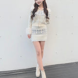 【予約販売12月中旬お届け】ノルディックニットセットアップ