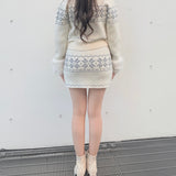 【予約販売12月中旬お届け】ノルディックニットセットアップ