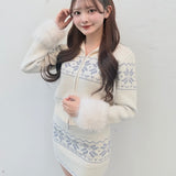 【予約販売12月中旬お届け】ノルディックニットセットアップ