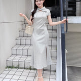 ロングパーカーワンピース
