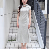 ロングパーカーワンピース