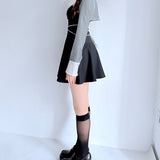 【予約商品2月上旬発送】ショートブラウスレイヤードワンピース