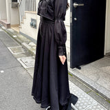 【公式オンライン先行販売！】ロングレイヤードフロントジップワンピース