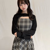 ショートニット×キャミワンピースセット