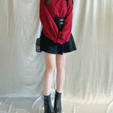 リボンワンショルトレーナー